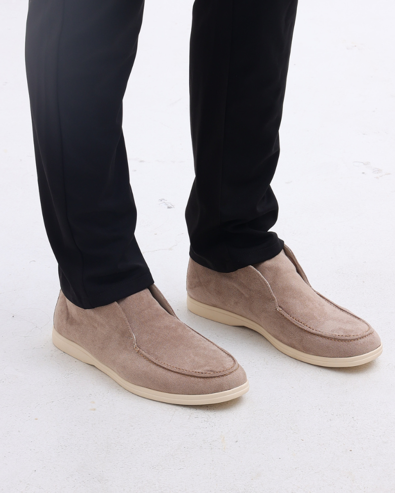 Old Money High Wildleder-Loafer