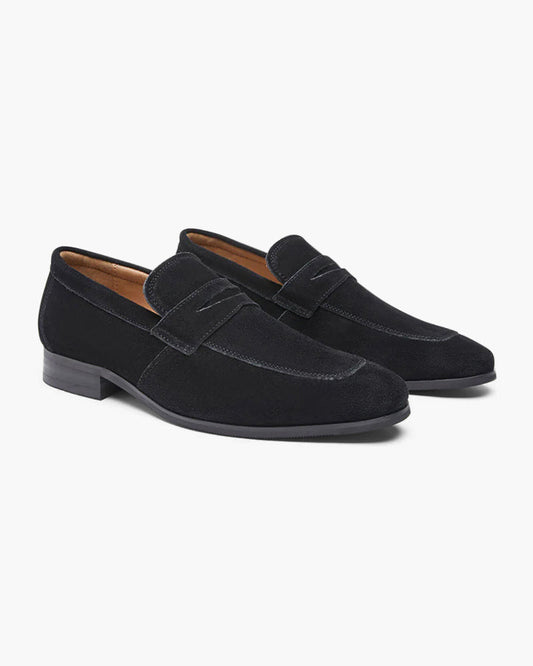 Old Money Wildleder-Penny-Loafer