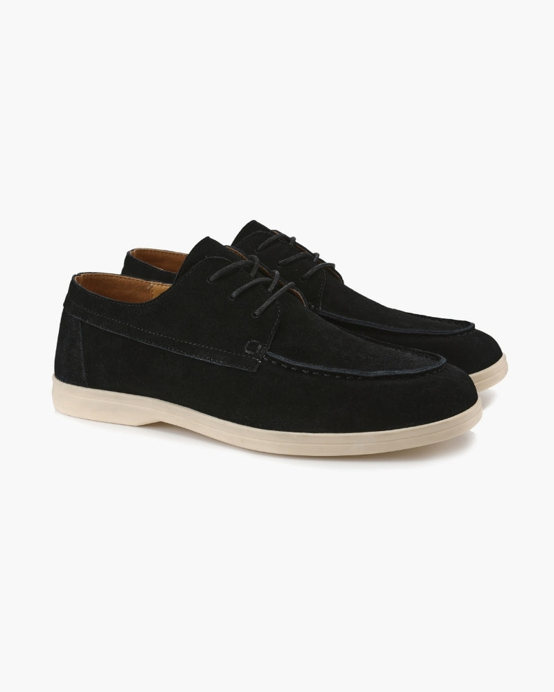 Premium-Wildleder-Schnürschuhe