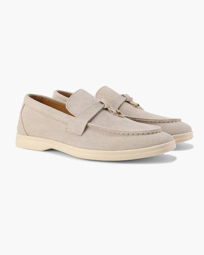 Old Money Wildleder-Damen-Loafer