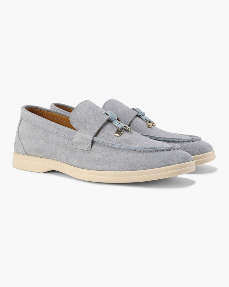 Old Money Wildleder-Damen-Loafer