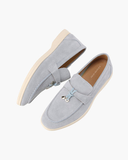 Old Money Wildleder-Damen-Loafer