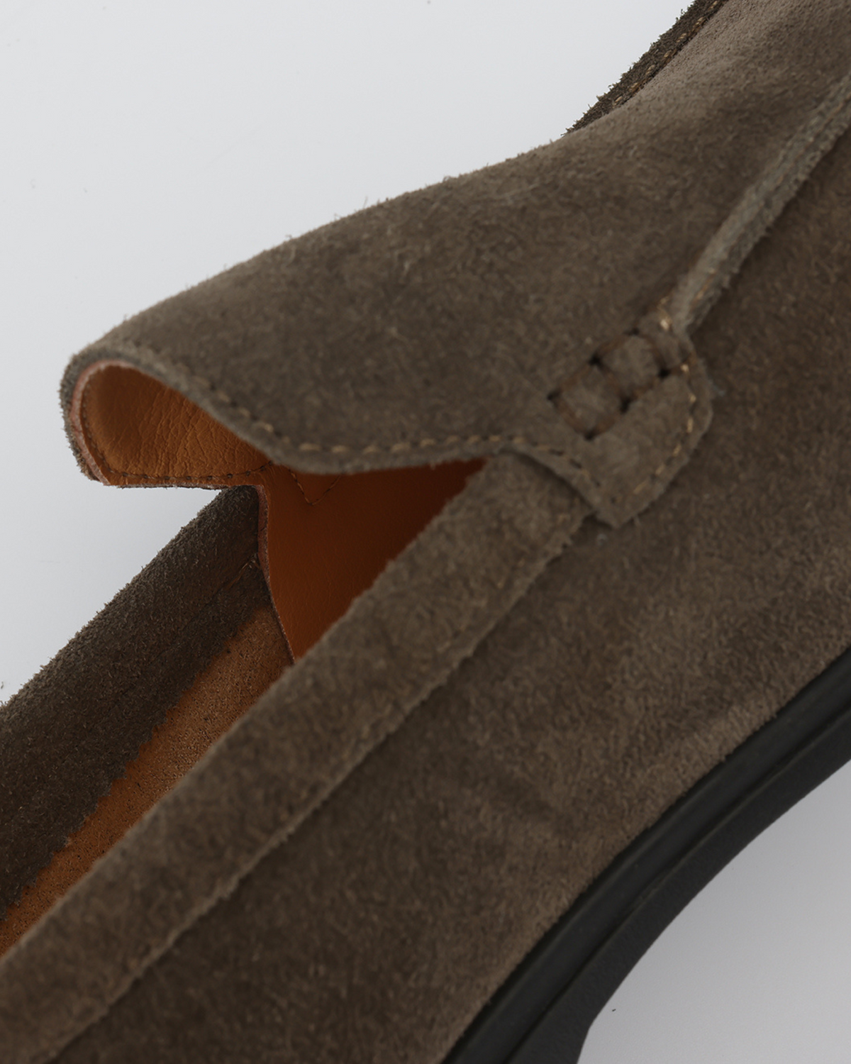 Premium Wildleder-Loafer - Black Soles