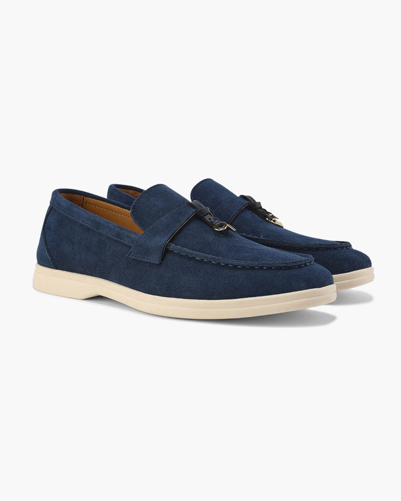 Old Money Wildleder-Damen-Loafer