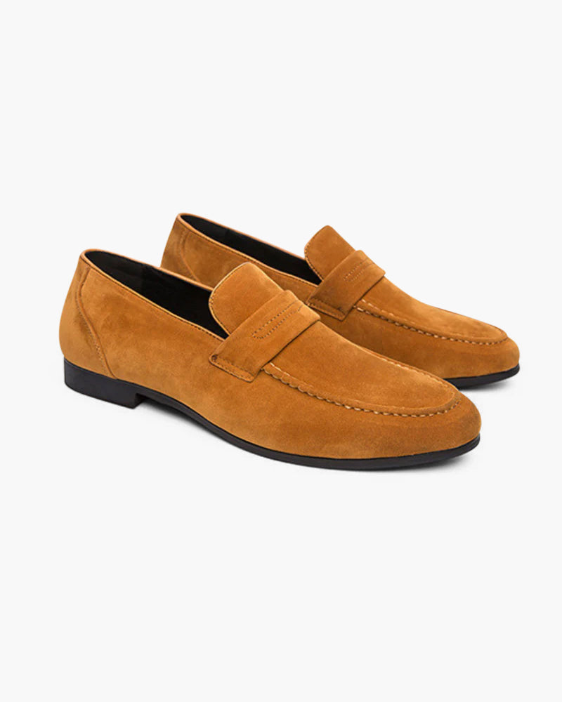 Old Money Wildleder-Penny-Loafer