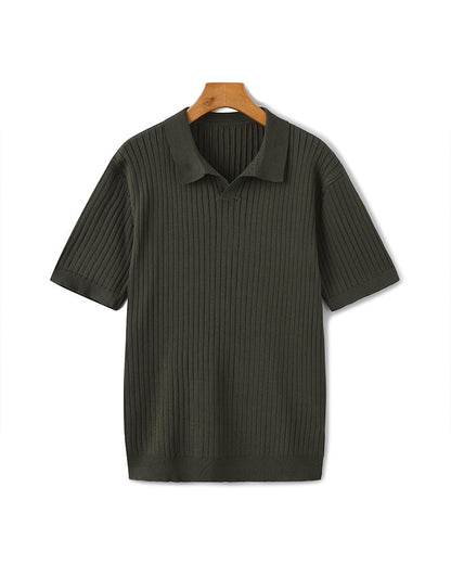 Premium geripptes Polo