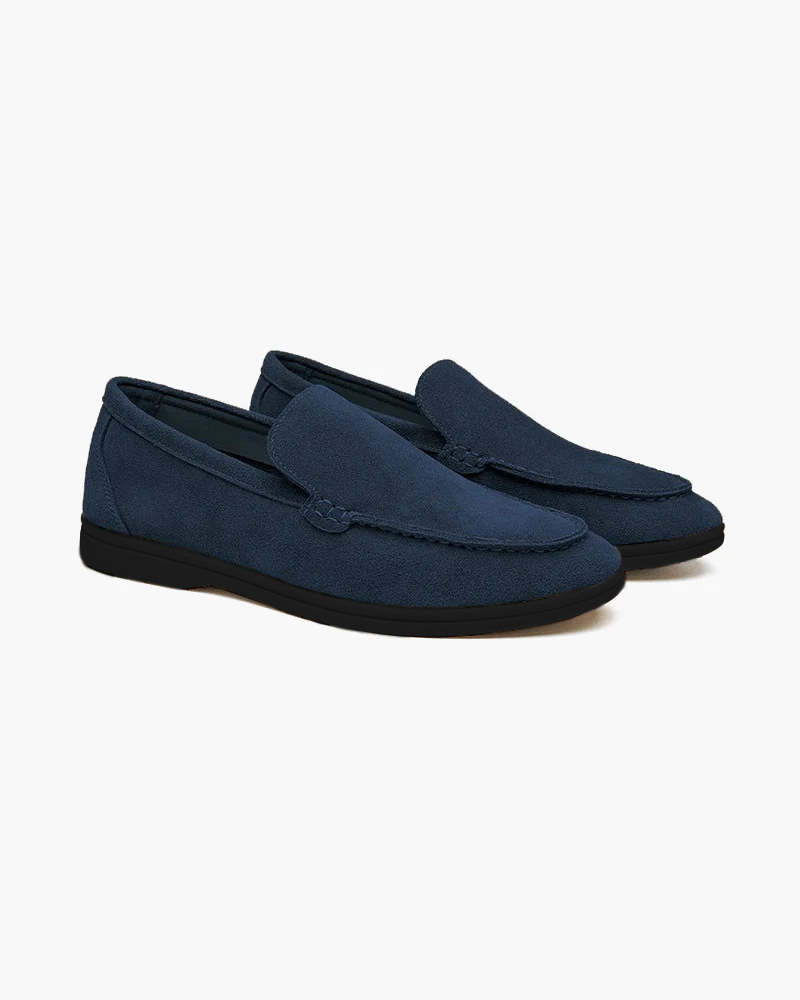 Premium Wildleder-Loafer - Black Soles
