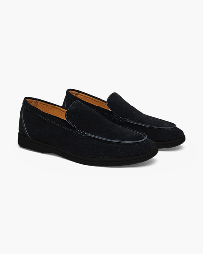 Premium Wildleder-Loafer - Black Soles