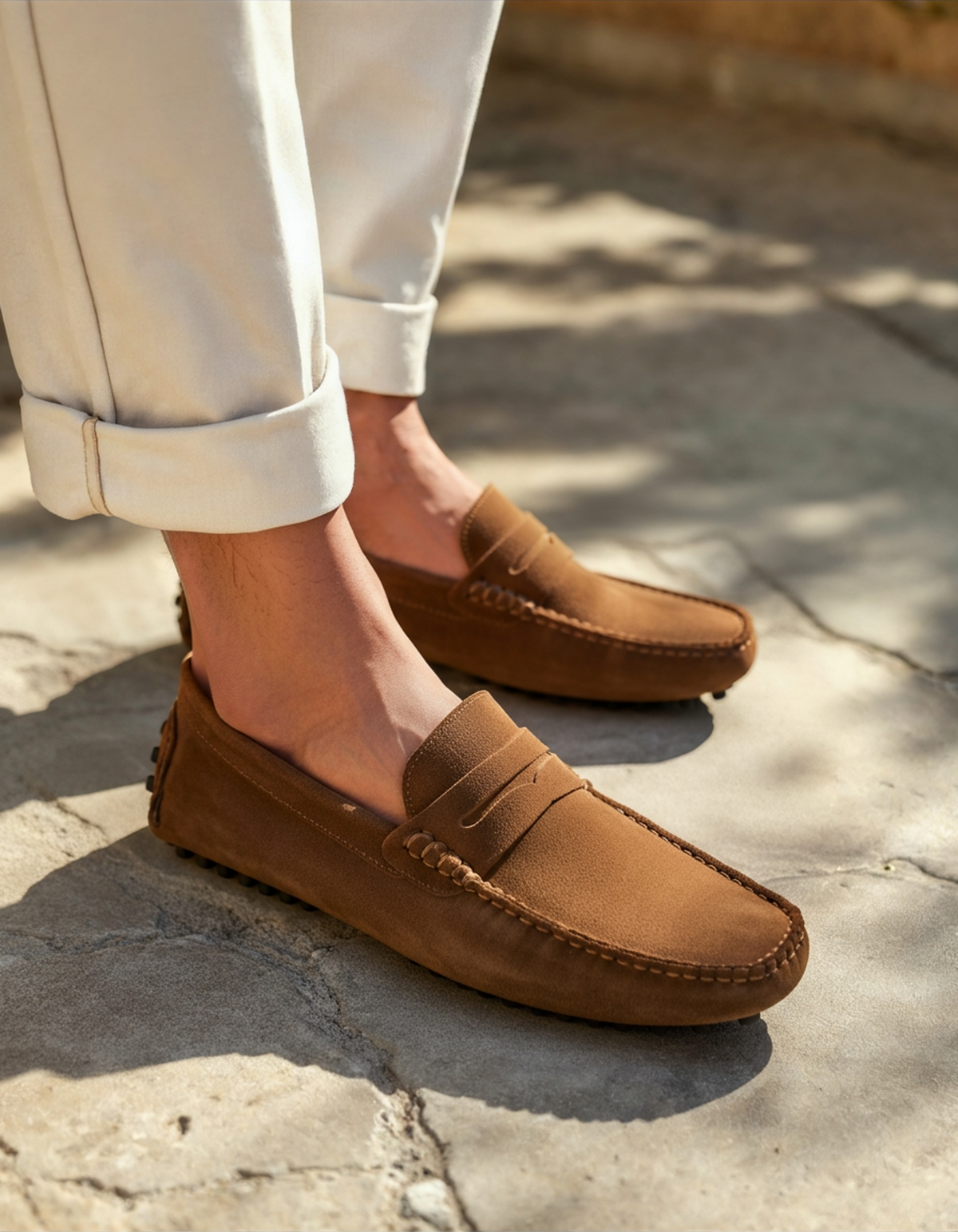 Suede Driver-Loafer