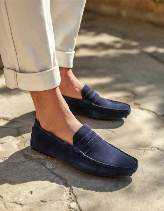 Suede Driver-Loafer